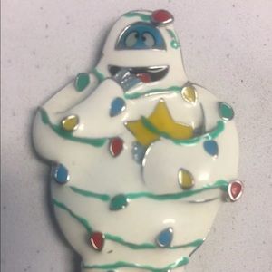 Abominal SnowMan With Lights (Metal Pin)